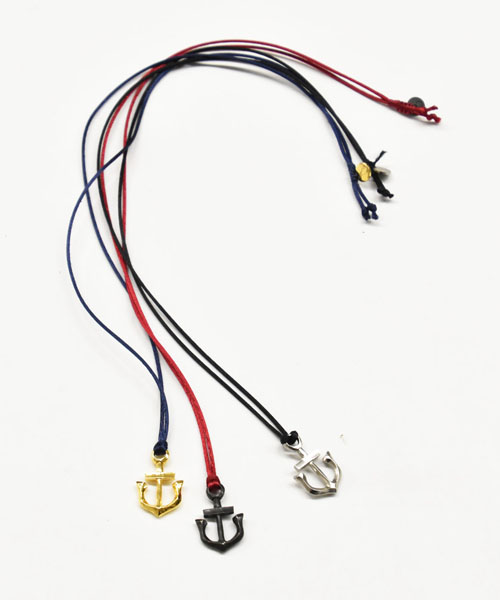 Anchor silk necklace 入荷