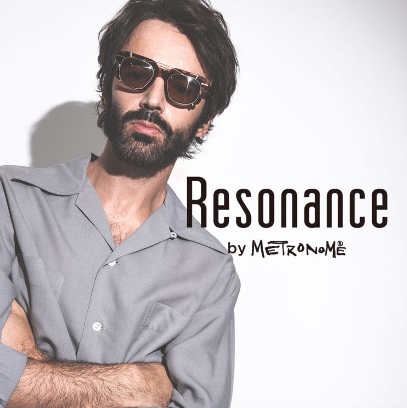 MINX [Resonance by METRONOME] C2 Brown Demi x Brown クリップオンサングラス
