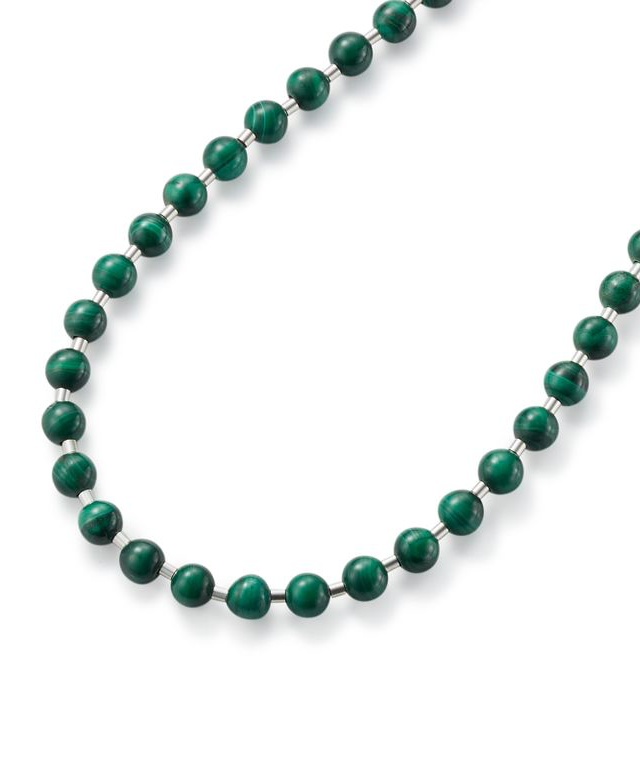 【GARNI】/ Stone Ball Chain Necklace VSTORE [VIRGO ONLINE STORE]