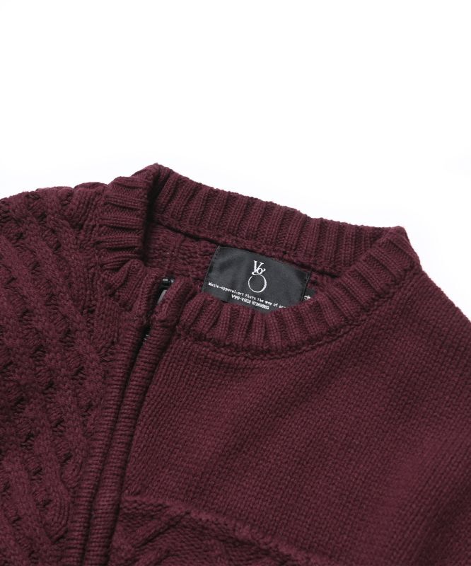 VIRGOwearworks】TITANS ZIP CARDIGAN - V-STORE [VIRGO ONLINE STORE]