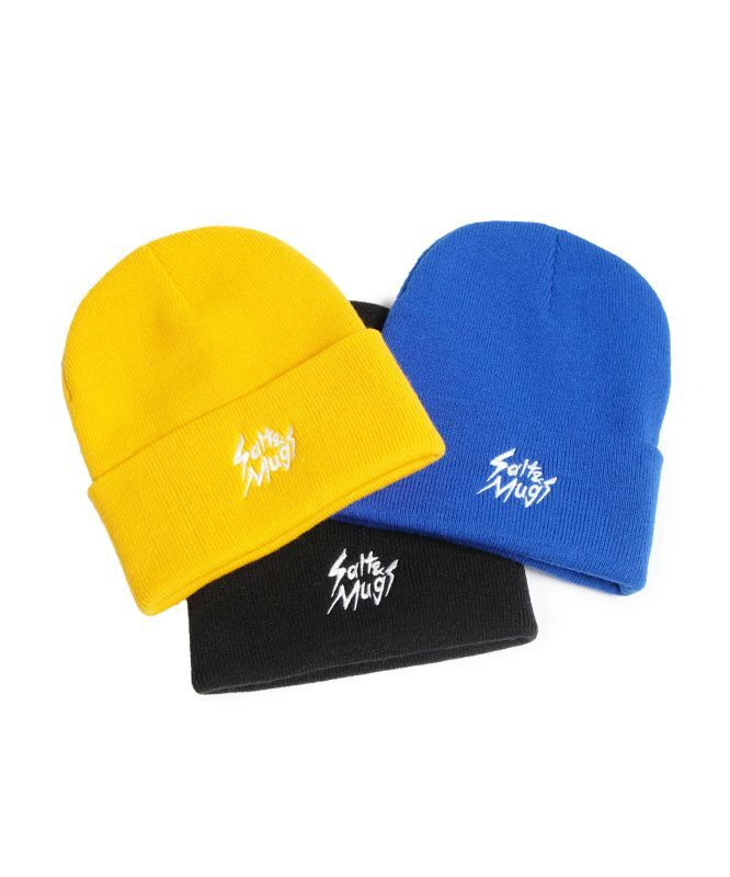 ＜9月入荷予定　先行予約＞【SALT&MUGS】Slash Logo Knit Cap