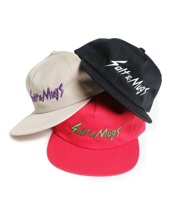 ＜7月入荷予定　先行予約＞【SALT&MUGS】Slash Logo Cap